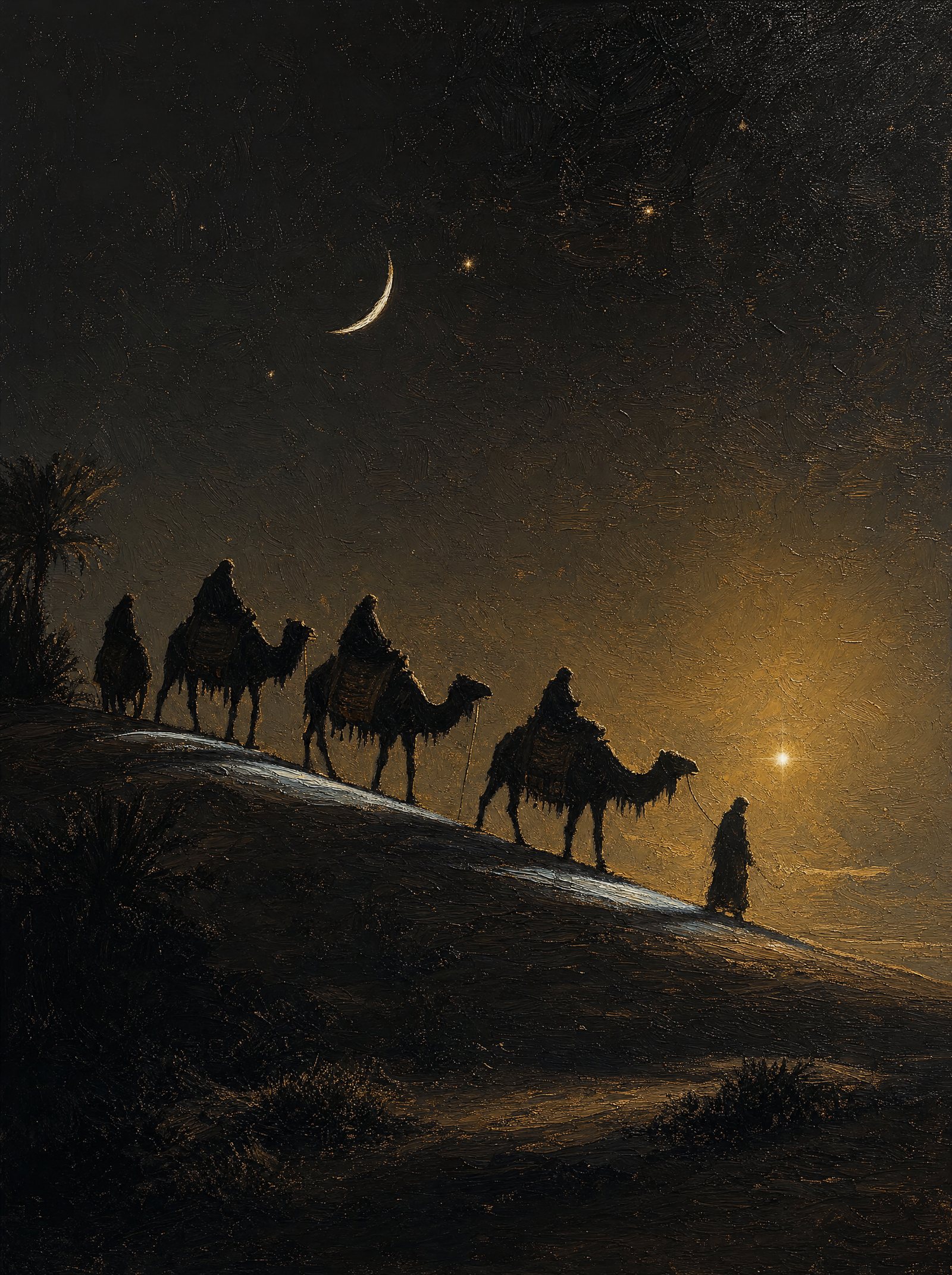 Caravan Under Suhail, from the The Desert collection