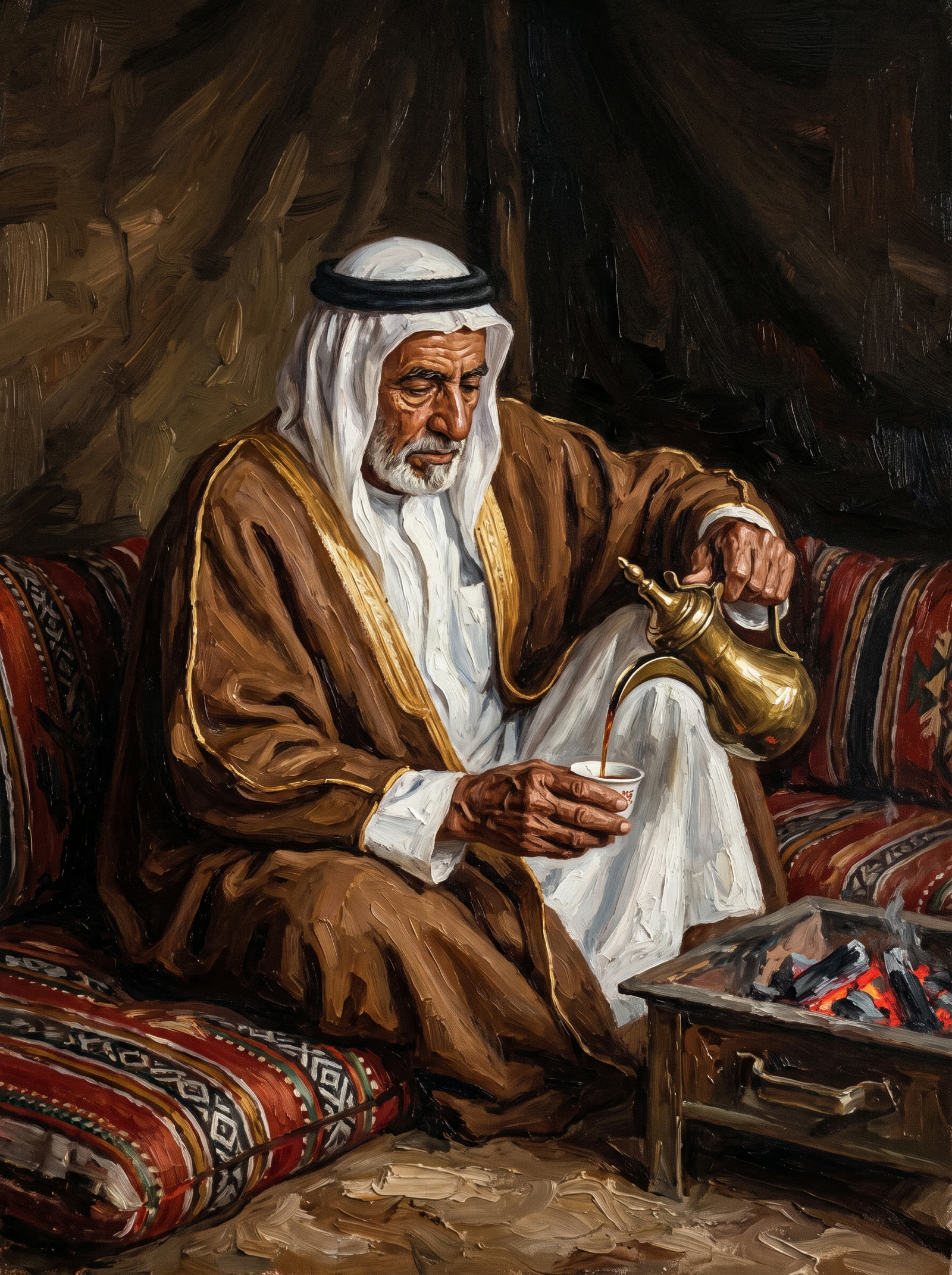 The Majlis: cover artwork of the collection